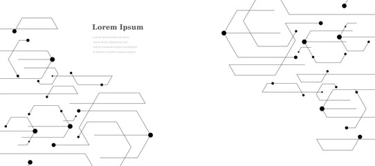 幾何学 抽象 六角形 回路 科学 テクノロジー 背景