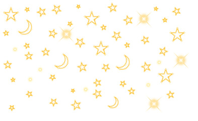 eid mobarak moon and stars  background png