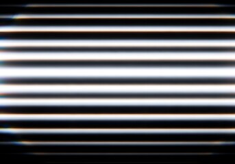 Obraz premium abstract horizontal white glowing lines with blur on black background