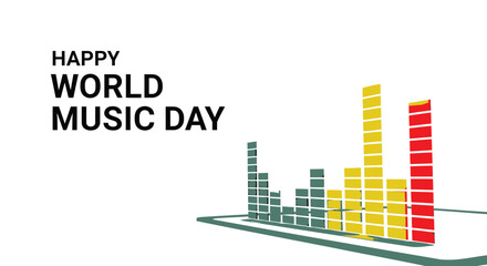 Music equalizer icon vector graphic