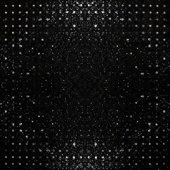 Obraz premium a deep black background scattered with small white dots, resembling a distant starry night sky