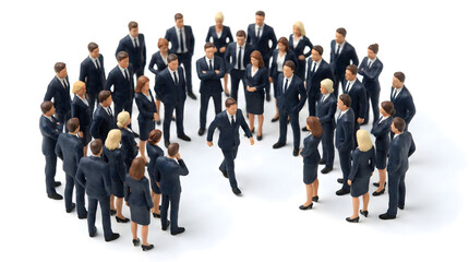 群衆から抜け出す瞬間（独立）