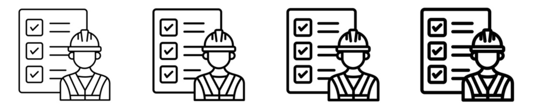 Plant Supervisor  Icon Set Different Style Collection