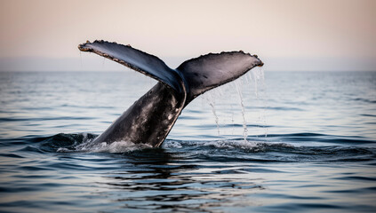 Obraz premium ballena gris, ballena, mar, oceáno, acuático, mamífero, corcovado, delfines, aleta, cola, azul, azul marino, naturaleza, olas, animal, fauna, salto, peces, inhospitalario, pacífico, observación, natac
