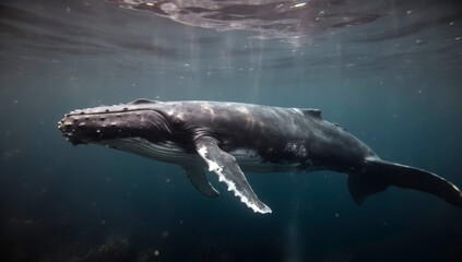 Obraz premium ballena gris, ballena, mar, oceáno, acuático, mamífero, corcovado, delfines, aleta, cola, azul, azul marino, naturaleza, olas, animal, fauna, salto, peces, inhospitalario, pacífico, observación, natac