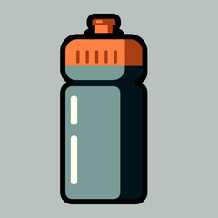 Fototapeta premium vector illustration of a bottle