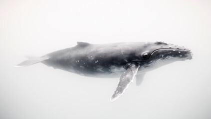 Fototapeta premium ballena gris, ballena, mar, oceáno, acuático, mamífero, corcovado, delfines, aleta, cola, azul, azul marino, naturaleza, olas, animal, fauna, salto, peces, inhospitalario, pacífico, observación, natac