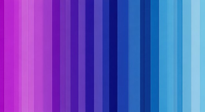 A colorful gradient of purple and blue stripes