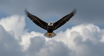 Obraz premium Eagle's Majesty: Cloud Dance