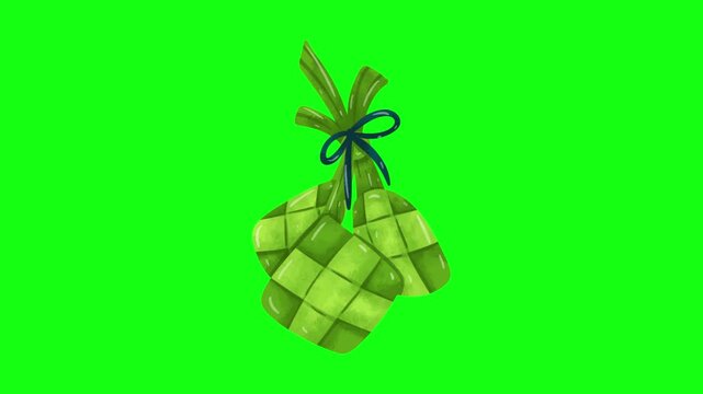 Ramadan lanterns, background, green screen, animation
