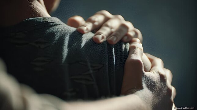Hands Holding Person Comfort Supportive Care.