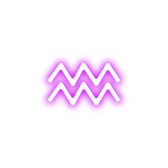 Neon Illustration of Zodiac Signs