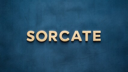 Obraz premium the word business on a blue background