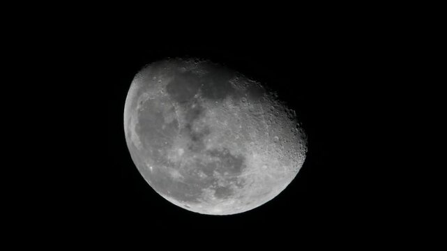 Waning Moon Tonight &ndash; Amazing Lunar Phase Video