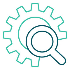Linear Business Analysis Icon