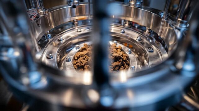 Manufacturing quality control inspection of material sample