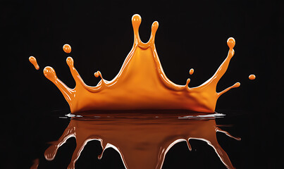 water in dynamic motion, isolated on black background for commercial use.