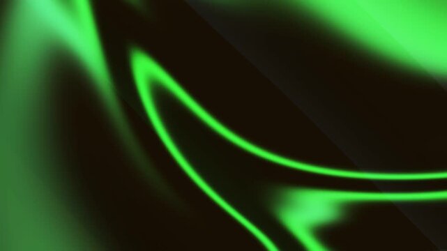 Green Neon Light Trails.