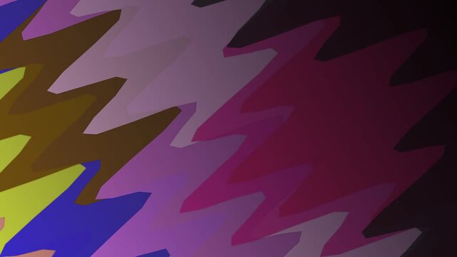 Abstract zigzag pattern with a gradient of purple, pink, and yellow hues creating a vibrant and dynamic visual effect for graphic design