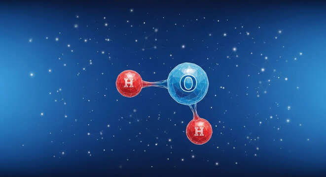 The simple bond H₂O, which unites two hydrogens and one oxygen, represents a small miracle that is the source of life in the universe