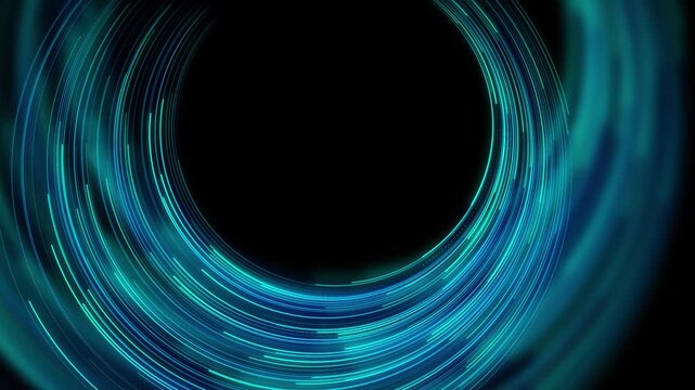 Futuristic blue light streak abstract High speed lines trail effect glowing digital fiber internet data hi tech concept with alpha