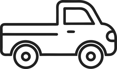 pickup truck icon outline icon