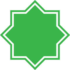 Ramadan Islamic Star Badge Banner