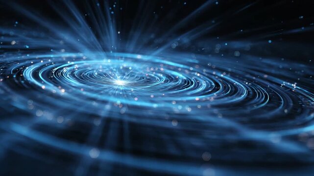 Futuristic Circular Digital Interface

