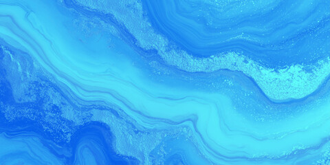 Fototapeta premium abstract background featuring dynamic, flowing waves of sapphire refreshing and energetic blue palette is ideal for web backgrounds.