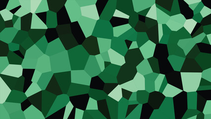 Obraz premium Green geometric background, abstract triangles background, natural mosaic