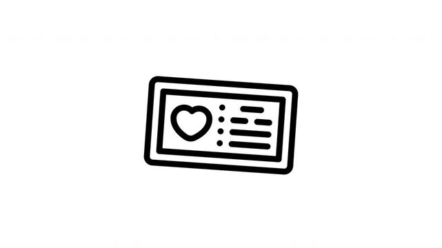 letter animated icon