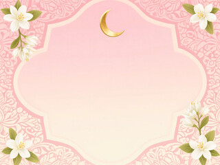 Simple Islamic Ramadan Background Minimal Design