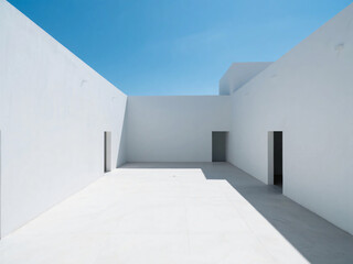 Blue Sky with Modern Building Architecture