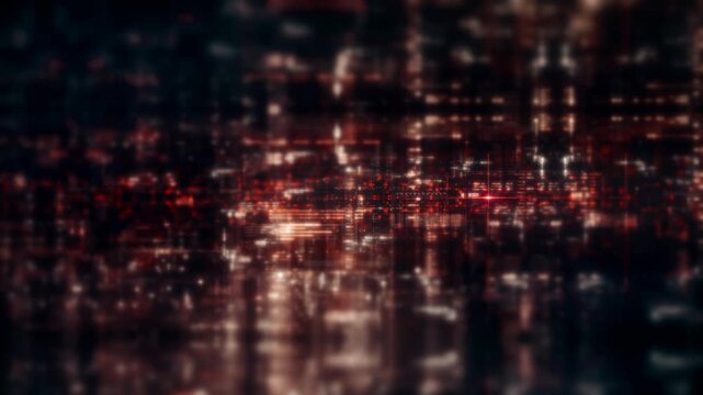 Futuristic digital data network with glowing cyber interface grids and dynamic light streams representing artificial intelligence, cybersecurity, fintech systems, blockchain infrastructure, and cloud 