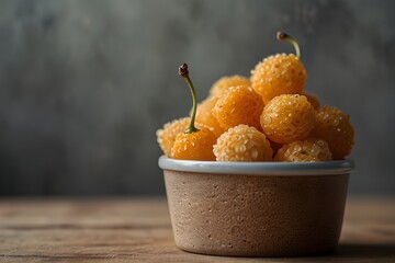 Minimal food advertising background, close-up texture, bokeh blur background
