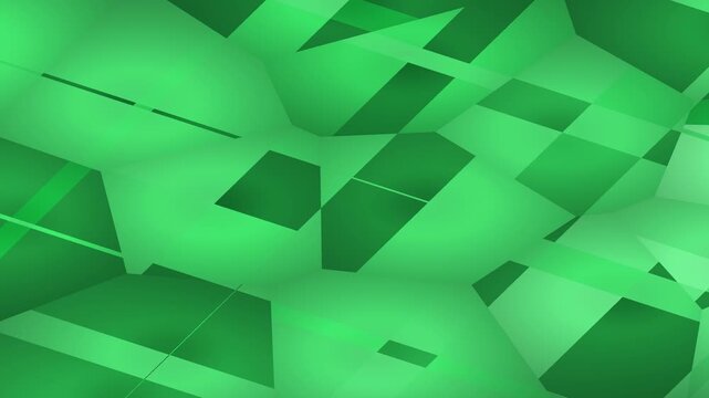 Green geometric pattern. Abstract background. 3D cubes. Gradient texture. Seamless design. Vector illustration. Modern style. Geometric shapes. Background texture.