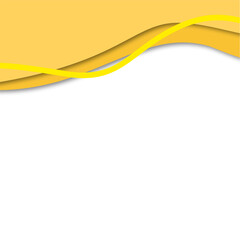 Abstract Yellow Decorative Divider 