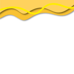 Abstract Yellow Decorative Divider 