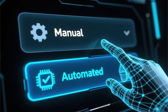 AI and robotic process automation transform manual tasks into automated workflows driving digital transformation and innovation in industries