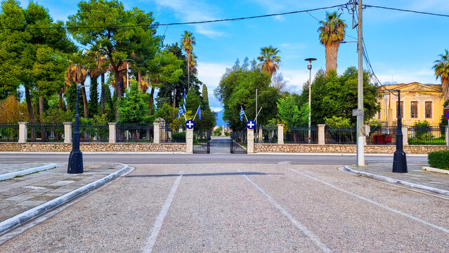 mesologi greece garden of heroes of greek revolution in 1821