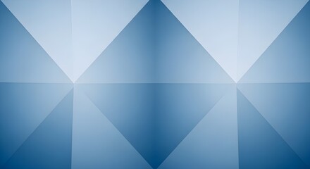 Blue Geometric Diamond Pattern Background &ndash; Abstract Symmetrical Gradient Design