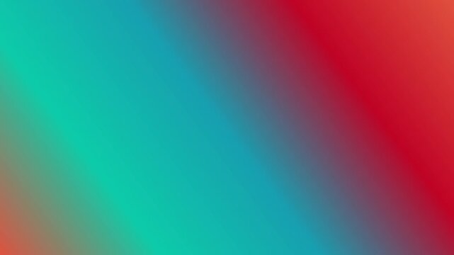 Vibrant abstract gradient background with smooth color transitions from teal and turquoise to deep red and purple, creating a dynamic and fluid visual flow, perfect for modern design projects