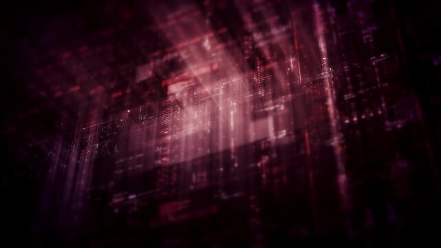 Futuristic digital data network with glowing cyber interface grids and dynamic light streams representing artificial intelligence, cybersecurity, fintech systems, blockchain infrastructure, and cloud 