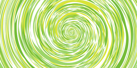 Abstract green background with hypnotic wavy lines pattern