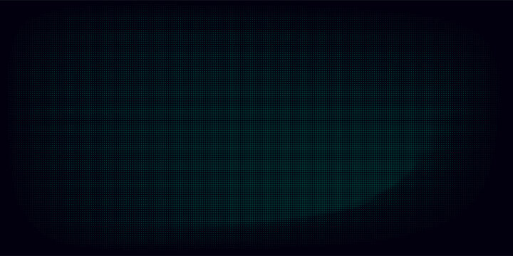 Blue dot teal digital particles wave flow, vector modern illustration.