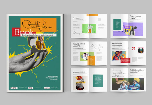 Minimal Portfolio Book Layout Design