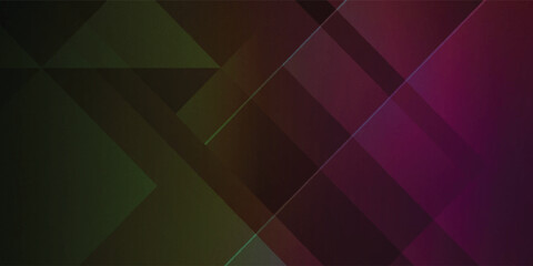 Fototapeta premium Abstract geometric background with overlapping transparent purple and olive green planes eps10