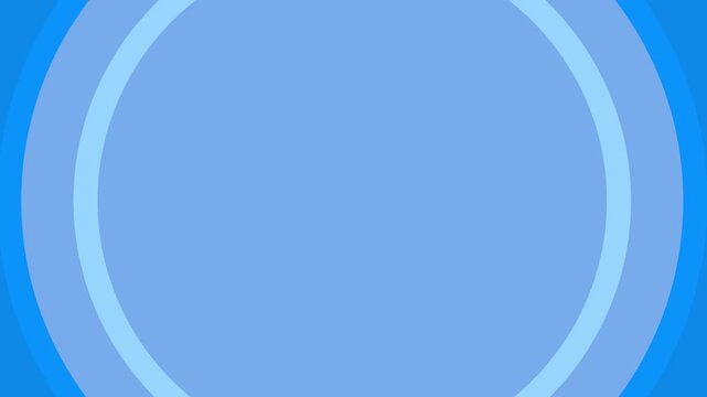 Transition with blue circles, expands to fill the screen