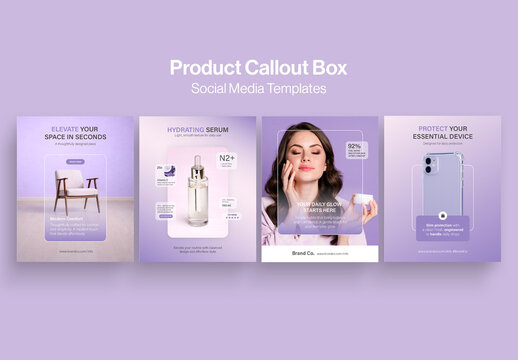 Ad Creative Social Media Template for Story Ad Posts & Product Promo Banners