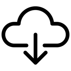 Minimalist Printer Icon for Document Printing and Office UI